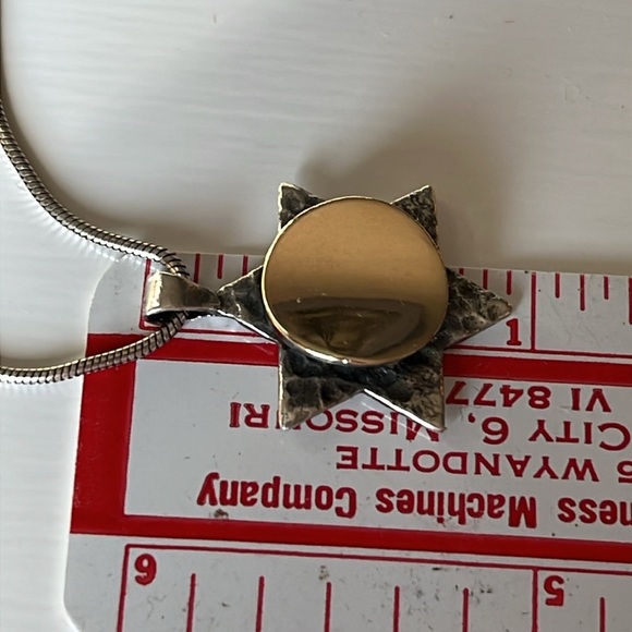 Sterling Silver Star Of David Unisex Pendant Necklace 925 - Picture 8 of 10